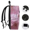 17 Inch Travel Backpack Lightweight Waterproof Casual Laptop Backpack Hiking Camping Daypack for Women Men Cherry Blossoms view 3