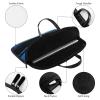 LKJTRF 17 Inch Laptop Shoulder Bag Waterproof Portable Laptop Case Sleeve Messenger Bag for Women Men Tennis Ball in The Air, Style-38 view 3