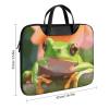 17 Inch Laptop Shoulder Bag Waterproof Portable Laptop Case Sleeve Messenger Bag for Women Men Tree Frog view 2