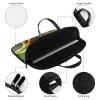 17 Inch Laptop Shoulder Bag Waterproof Portable Laptop Case Sleeve Messenger Bag for Women Men Tree Frog view 3