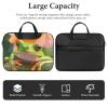 17 Inch Laptop Shoulder Bag Waterproof Portable Laptop Case Sleeve Messenger Bag for Women Men Tree Frog view 4