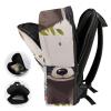 17 Inch Travel Backpack Lightweight Waterproof Casual Laptop Backpack Hiking Camping Daypack for Women Men Cute Raccoon view 4