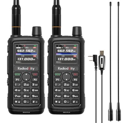Radioddity GM-30 Plus GMRS Handheld Radio, GPS Tracking, 1000 CHs, 2 Pack