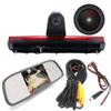 1280 * 720 Pixels Car Third Roof Brake Lamp Rear View Backup Camera Replacement for Ford Transit Connect 2014-2017 Transporter Business MPV SUV Bus Waterproof Night Vision+4.3" Reverse Mirror view 2
