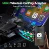 MMB Mini Wireless Carplay Adapter, 2026 Carplay Adapter for Apple iPhone, Plug & Play, Smallest, Fastest for Converts OEM Wired to Wireless Car Play Only for Car Model 2016+ and iOS 10 USB & Type-C view 4