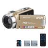 ORDRO Video Camera Camcorder 1080P 30FPS Digital Camera, IR Night Vision Vlogging Kids Video Camera for Beginners YouTube, 3.0'' IPS Screen 18X Zoom Camcorder with 16G Card, 2 Batteries view 1