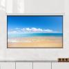 FAFACAI Projector Screen - Manual Pull-Down Projection Screen 4:3/16:9 HD Retractable Projection Screen with Automatic Lock, for Home Theater, Office, Media, Entertainment (60) (60inch 16:9) view 1