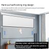 FAFACAI Projector Screen - Manual Pull-Down Projection Screen 4:3/16:9 HD Retractable Projection Screen with Automatic Lock, for Home Theater, Office, Media, Entertainment (60) (60inch 16:9) view 4