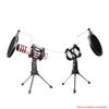PGNEX Desktop Universal Anti-Spray Microphone Shock Mount Holder Tripod Stand Bracket view 3