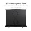 FAFACAI Portable Projection Screen 4:3/16:9 Full HD Retractable Floor Standing Mobile Tabletop Projector Screen, 178 Wide Angle, for Home Theater, Conferences, Games (100) (60inch 16:9) view 3