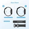 2 Pack Compatible with Fitbit Sense/Fitbit Sense 2 / Fitbit Versa 3 / Fitbit Versa 4 Bands, Soft Sports Replacement Waterproof Wristbands for Women Men (Large 7.1"-8.7", Black/Grey) view 4