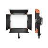 120W Led Video Light Bi-Color Dimmable 0-100% Photographic Lighting, Panel Light CRI 95+ with U Bracket and Barndoors for Filmmaker Photo Studio Stream (120W) view 1