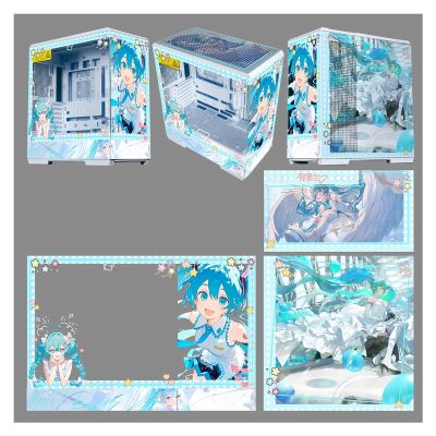 HDYDSSD Computer Cases, Mid-Tower PC Gaming Case ATX/M-ATX/ITX - Front I/O USB 3.0 /Type-C Port - 270  Panoramic View Tempered Glass Panel - 10 Fan Installation Position