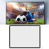 EIMSOAH Projection Screen, 72 Inch, 4:3, White, Matte, Front & Back Projection, Wall Mount, Synthetic Polyester Fabric view 1