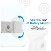 Foruly Wall Mount Bracket Kit for Ubiquiti Nanostation Ns-5ac Lo0o5ac Nsm5 Locom5 Nsm2 Locom2 Ltu Lite White (PLA White) view 4