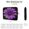 17inch Laptop Sleeve Bag Purple Daisy Laptop Bag Shockproof Computer Carrying Cover Slim Briefcase Handbag view 2