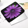 17inch Laptop Sleeve Bag Purple Daisy Laptop Bag Shockproof Computer Carrying Cover Slim Briefcase Handbag view 3