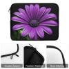 17inch Laptop Sleeve Bag Purple Daisy Laptop Bag Shockproof Computer Carrying Cover Slim Briefcase Handbag view 4