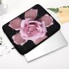 17inch Laptop Sleeve Bag Glitter Pink Rose Laptop Bag Shockproof Computer Carrying Cover Slim Briefcase Handbag view 3