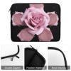 17inch Laptop Sleeve Bag Glitter Pink Rose Laptop Bag Shockproof Computer Carrying Cover Slim Briefcase Handbag view 4