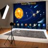 20x10ft Solar System Photo Backdrop Outer Space Themed Photography Background Solar System Planets Map Decorations Kids Back School Supplies Wall Banner Birthday Party Booth Props view 4