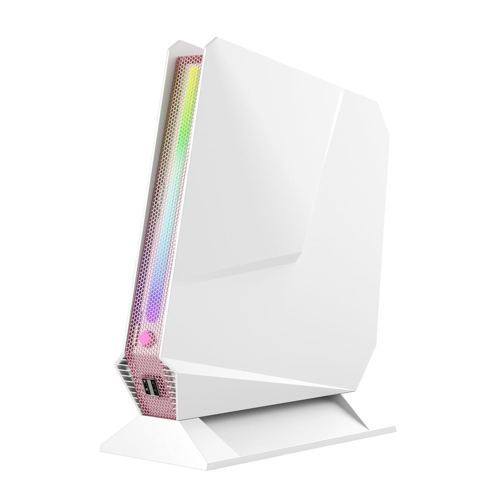 Mini Gaming PC, 12Th Intel Core i9-12900H(14C/20T up to 5GHz), RTX 3050 Ti 8G Mini Gaming Computers with RGB Lights, 32GB RAM 1TB PCIe G4x4 SSD, 2X HDMI+Type-C, WiFi 6E BT5.3, 2.5G LAN, Win 11 Pro