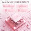 Mini Gaming PC, 12Th Intel Core i9-12900H(14C/20T up to 5GHz), RTX 3050 Ti 8G Mini Gaming Computers with RGB Lights, 32GB RAM 1TB PCIe G4x4 SSD, 2X HDMI+Type-C, WiFi 6E BT5.3, 2.5G LAN, Win 11 Pro view 3