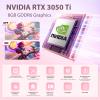 Mini Gaming PC, 12Th Intel Core i9-12900H(14C/20T up to 5GHz), RTX 3050 Ti 8G Mini Gaming Computers with RGB Lights, 32GB RAM 1TB PCIe G4x4 SSD, 2X HDMI+Type-C, WiFi 6E BT5.3, 2.5G LAN, Win 11 Pro view 4