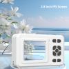 Autofocus Digital Camera, Compact Travel Camera 2.0 Inch Screen FHD 4K 48MP 8X Digital Zoom for Boys Girls view 4
