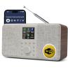 MangoKit SR20 Wi-Fi Radio, Bluetooth, True 2.0 Stereo, Internet-Walnut view 1