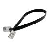 UHF Female to UHF Female Flat Coaxial Jumper Cable for Windows and Doors, 12-Inch 50 Ohms view 1