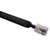UHF Female to UHF Female Flat Coaxial Jumper Cable for Windows and Doors, 12-Inch 50 Ohms view 4