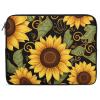 17inch Laptop Sleeve Bag Beautiful Sunflower Laptop Bag Shockproof Computer Carrying Cover Slim Briefcase Handbag view 1