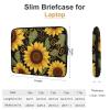 17inch Laptop Sleeve Bag Beautiful Sunflower Laptop Bag Shockproof Computer Carrying Cover Slim Briefcase Handbag view 2