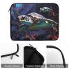 17inch Laptop Sleeve Bag A Colorful Tropical Sea Turtle Laptop Bag Shockproof Computer Carrying Cover Slim Briefcase Handbag view 4