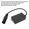 Syrisora Aviation Headset Adapter GA Dual Plugs to XLR 5 Pin Male Adapter Headphone Extension Cable view 2