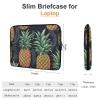 12inch Laptop Sleeve Bag Pineapple Laptop Bag Shockproof Computer Carrying Cover Slim Briefcase Handbag view 2