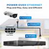 4COVR 16 Channel Security Camera System PoE, 2-Way Talk & Dual Lights Smart Full Color Night Vision, 16x 5MP Business IP67 Bullet IP Camera AI Human Vehicle Detection, 16CH NVR 4TB HDD, LY37YX5M1616 view 3