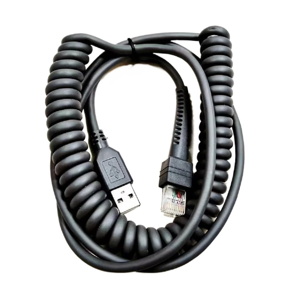 CEMELI USB 2.0 to RJ50 SCANNER CABLE SPRING WIRE for SCANNER to PC(6M)