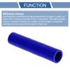 X AUTOHAUX 1 Pcs 32mm/1.26" ID 200mm/7.87" Length 0 Degree Blue Car Silicone Hose Coolant Hose Universal view 4