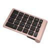 Akozon BT304 22-Key Numeric Mini Keyboard, 5.0 Compatible - and Ergonomic Design for, and OS Systems (Rose Gold) view 2