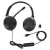 ciciglow Corded Telephone Headset, Binaural Office Phone Headset with Noise Cancelling Mic Support USB C to USB 3.5mm, Landline VoIP Headset for PC Laptop Tablet Phone view 1