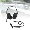 ciciglow Corded Telephone Headset, Binaural Office Phone Headset with Noise Cancelling Mic Support USB C to USB 3.5mm, Landline VoIP Headset for PC Laptop Tablet Phone view 3