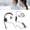 Corded Telephone Headset, Single Ear Office Phone Headset with Noise Cancelling Mic Support USB C to USB 3.5mm, Landline VoIP Headset for PC Laptop Tablet Phone view 3