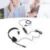 Corded Telephone Headset, Single Ear Office Phone Headset with Noise Cancelling Mic Support USB C to USB 3.5mm, Landline VoIP Headset for PC Laptop Tablet Phone view 4