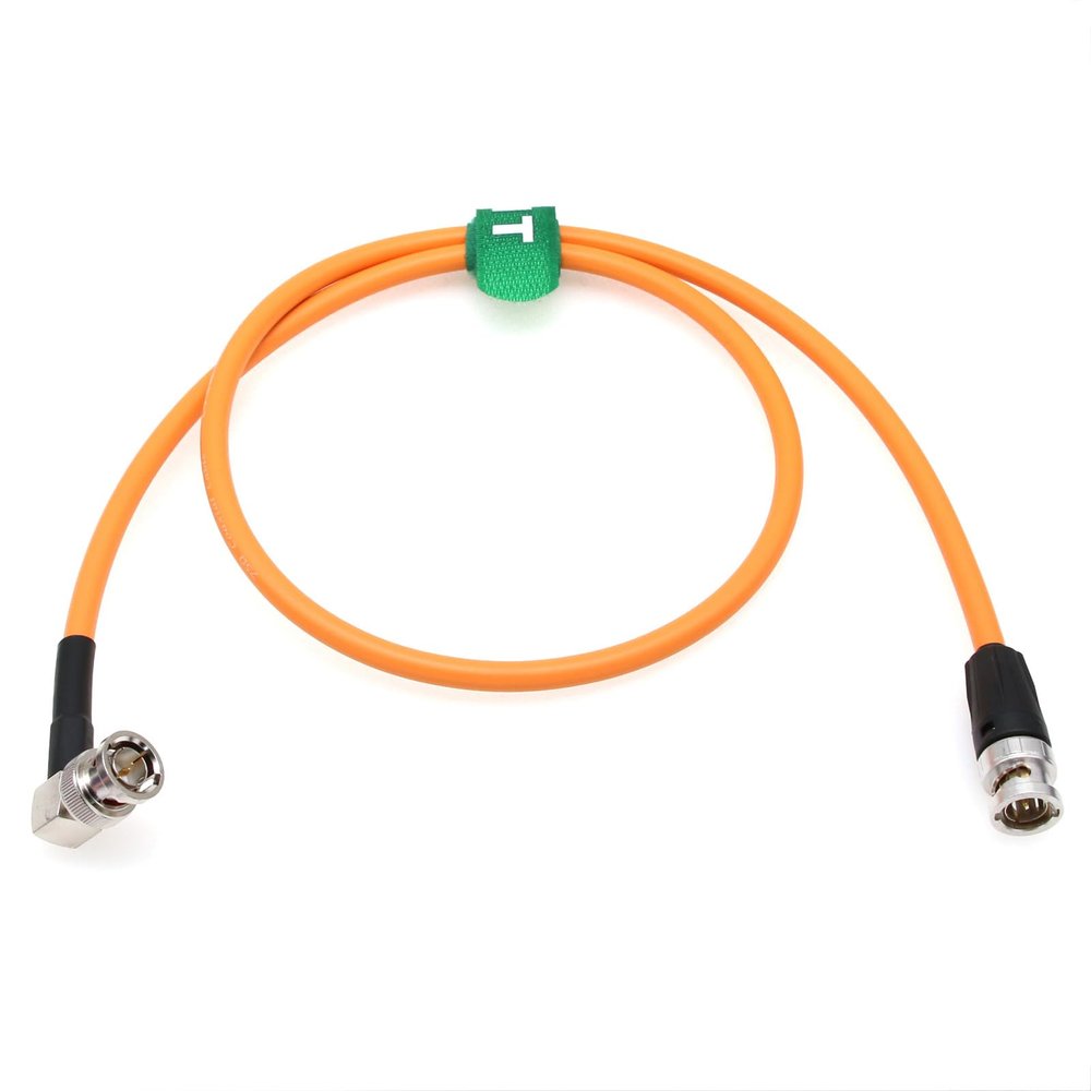 HangTon 12G 4K Raw SDI Coaxial Video Cable BNC for ARRI Steadicam Transvideo Starlite Blackmagic Studio Canon Sony Camera Teradek Bolt SmallHD Feelworld Monitor 80cm