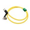 HangTon 4K 12G 3G SDI BNC Cable for Teradek Bolt Bond Video Receiver ARRI Alexa 35 LF Camera Trinity 2 Steadicam Transvideo Starlite Atomos Ninja V Monitor, Yellow Canare 1m view 1