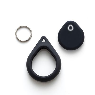 Ola Personal Tracker + Keychain Case  Slate Color - Bluetooth Item Tracker & Key Finder, Apple Find My Accessory, AirTag Alternative, Lost Item Locator for Keys, Bags, Pets & Travel
