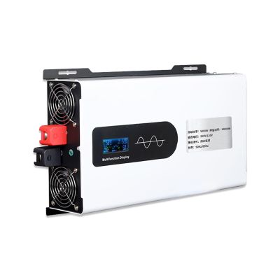 AZUIQiMeng 5000W Pure Sine Wave Power Inverter, 24V/48V/60V/72V/96V DC to 110V/220V AC with LCD Display, Power Inverter for Home RV Truck Off-Grid Solar, 96V to 110V(96V to 110V)