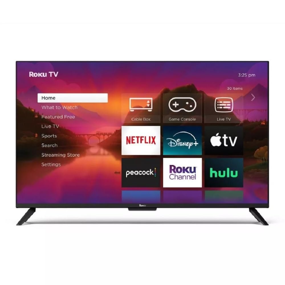 Roku 43" Select Series 4K HDR Smart TV with TV Apps, Wi-Fi, Built-in Streaming - 43R4A4 (Renewed)